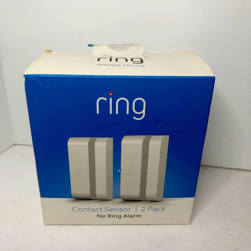 Ring Contact Sensor 2-Pack - White for Ring Alarm.  New. Altered/Open Box